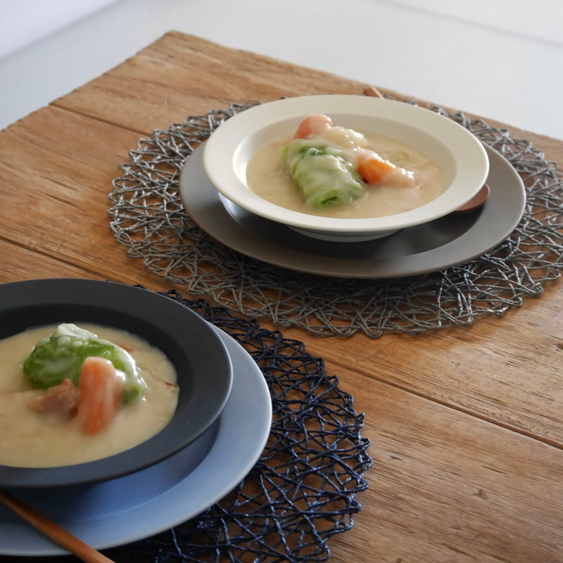 Dansk ダンスクサンドストーンラウンド野菜サービングボウル　黒 Dansk ダンスクサンドストーンラウンド野菜サービングボウル 黒北欧