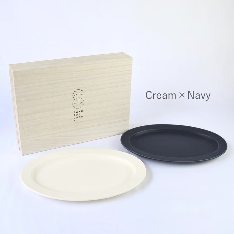 井山三希子さん　オーバル皿　2枚 紙上征江（明心工房）さん オーバルプレート 2枚セット 未使用 井山三希子