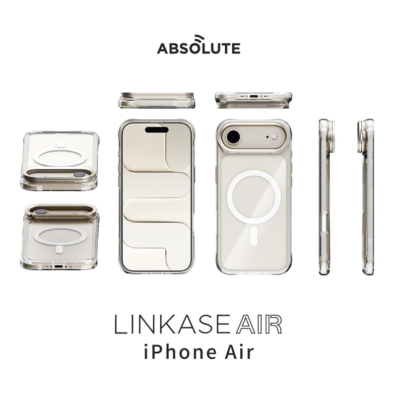 ご予約受付中】2025 ABSOLUTE・LINKASE AIR / ゴリラガラスiPhon