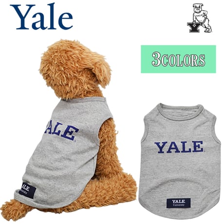 送料無料 YALE （イェール） 犬服 Tシャツ ドッグウエア YALE-051 カレッジ ロゴ キャラクター アメカジ