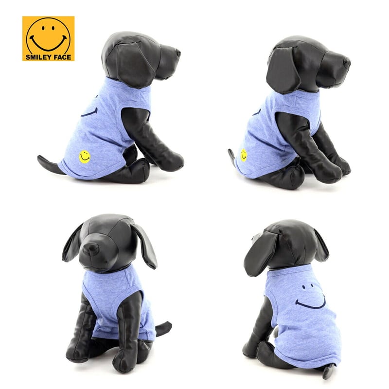 送料無料 SMILEY FACE (スマイリーフェイス） 犬服 Tシャツ