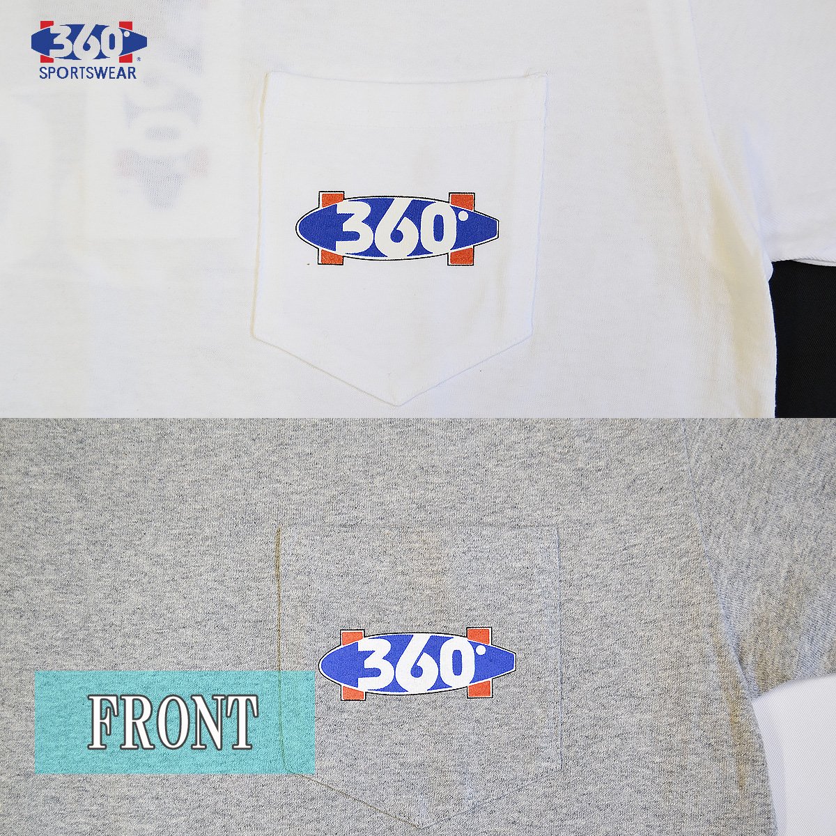 送料無料 360° SPORTSWEAR （スリーシックスティ） Tシャツ メンズ