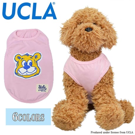 送料無料 UCLA(ユーシーエルエー） 犬服 Tシャツ ドッグウエア UCLA-0549 カレッジ ロゴ キャラクター アメカジ