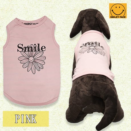 SMILEY FACE (スマイリーフェイス） 犬服 Tシャツ ドッグウエア 高齢の愛犬のために SMFC-079 アメカジ かわいい かっこいい