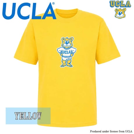 送料無料　UCLA （ユーシーエルエー）　Tシャツ メンズ レディース UCLA-0567 6.2oz ヘビーウエイト カレッジ ロゴ オープンエンドTシャツ アメカジ