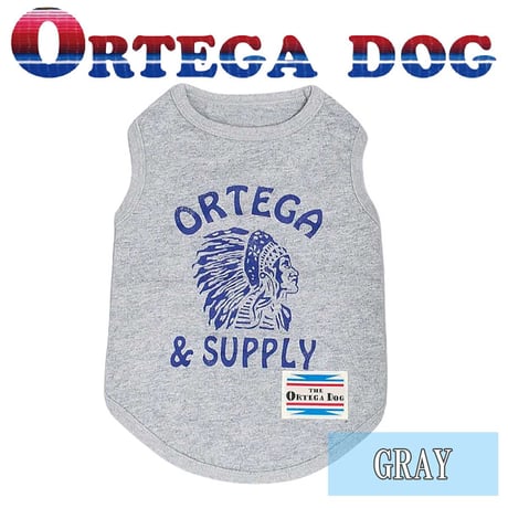 送料無料  ORTEGA (オルテガ） 犬服 Tシャツ ドッグウエア ORTG-018 アメカジ