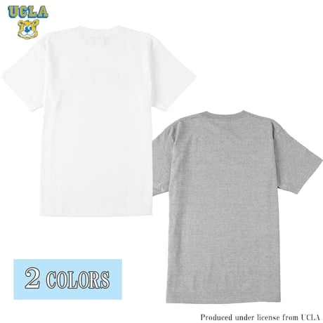 送料無料　UCLA （ユーシーエルエー）　Tシャツ メンズ レディース UCLA-0489 6.2oz ヘビーウエイト カレッジ ロゴ オープンエンドTシャツ アメカジ