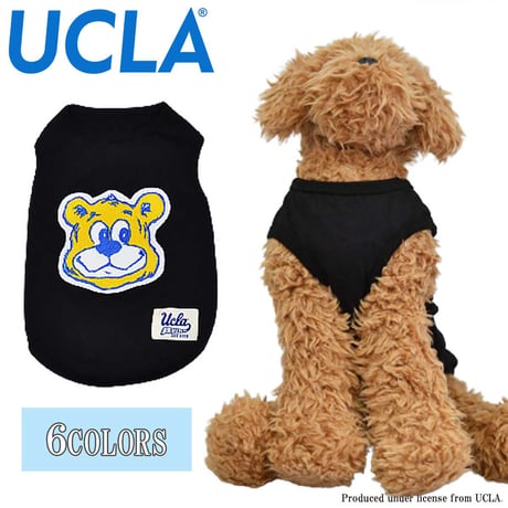 送料無料 UCLA(ユーシーエルエー） 犬服 Tシャツ ドッグウエア UCLA-0549 カレッジ ロゴ キャラクター アメカジ