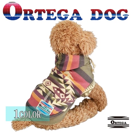 ORTEGA (オルテガ） ドッグウエア 犬服 パーカー ドッグウエア ORTG-017 アメカジ ネイティブ