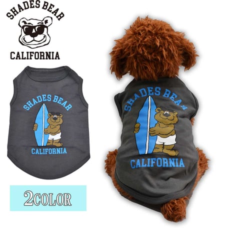送料無料 SHADES BEAR(シェーズベア） 犬服 Tシャツ ドッグウエア SDBR-002 アメカジ