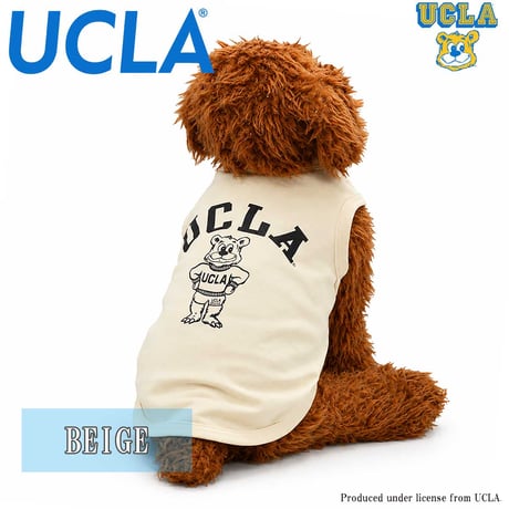 送料無料 UCLA(ユーシーエルエー） 犬服 Tシャツ ドッグウエア UCLA-0433 STANDBEAR クマ カレッジ アメカジ