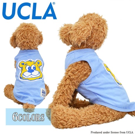 送料無料 UCLA(ユーシーエルエー） 犬服 Tシャツ ドッグウエア UCLA-0549 カレッジ ロゴ キャラクター アメカジ