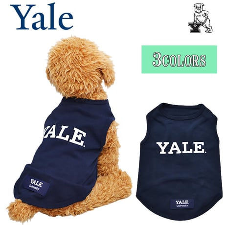 送料無料 YALE （イェール） 犬服 Tシャツ ドッグウエア YALE-051 カレッジ ロゴ キャラクター アメカジ