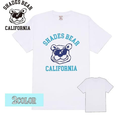 送料無料　SHADES BEAR(シェーズベア）　Tシャツ メンズ レディース SDBR-003 6.2oz ヘビーウエイト サングラスベアー オープンエンドTシャツ アメカジ