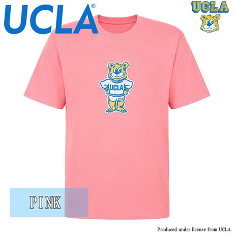 送料無料　UCLA （ユーシーエルエー）　Tシャツ メンズ レディース UCLA-0567 6.2oz ヘビーウエイト カレッジ ロゴ オープンエンドTシャツ アメカジ