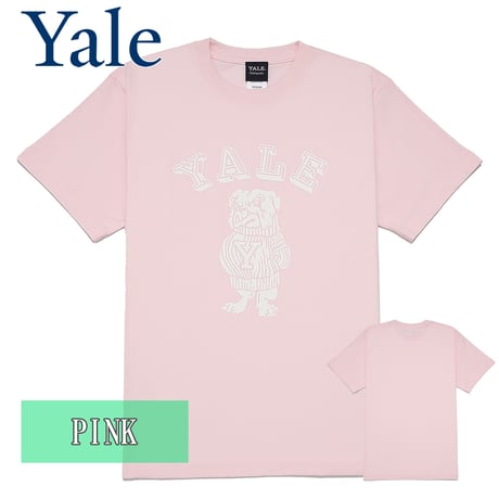 送料無料　YALE（イェール）　Tシャツ メンズ レディース YALE-129 6.2oz ヘビーウエイト カレッジ ロゴ オープンエンドTシャツ アメカジ