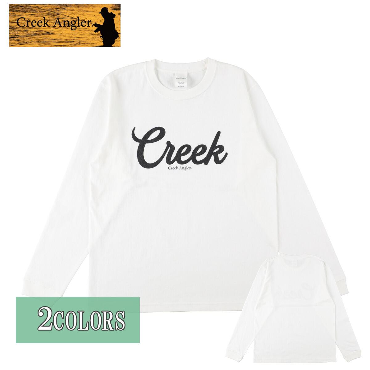 Creek Angler's Device ロゴ Tシャツ TEE ロンT XL グレー longsleeve