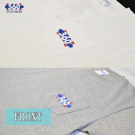 送料無料　 360° SPORTSWEAR （スリーシックスティ） Tシャツ メンズ レディース THSX-518 6.2oz ヘビーウエイト サーフ スケーター アメカジ