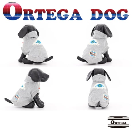送料無料 ORTEGA (オルテガ） 犬服 パーカー ドッグウエア ORTG-002B アメカジ ネイティブ