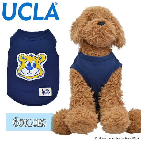 送料無料 UCLA(ユーシーエルエー） 犬服 Tシャツ ドッグウエア UCLA-0549 カレッジ ロゴ キャラクター アメカジ