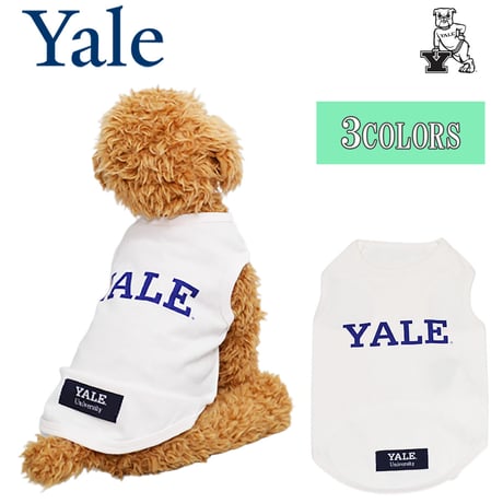 送料無料 YALE （イェール） 犬服 Tシャツ ドッグウエア YALE-051 カレッジ ロゴ キャラクター アメカジ