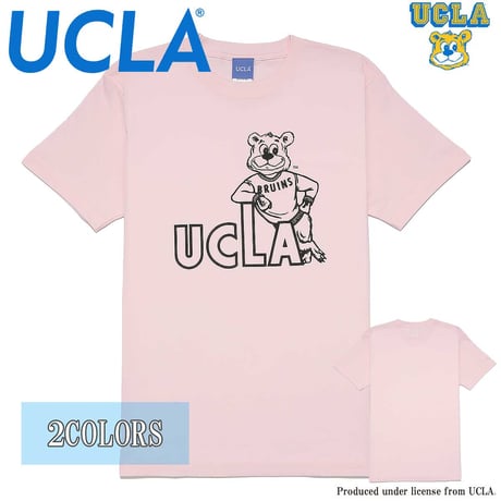 送料無料　UCLA （ユーシーエルエー）　Tシャツ メンズ レディース UCLA-0571 6.2oz ヘビーウエイト カレッジ ロゴ オープンエンドTシャツ アメカジ