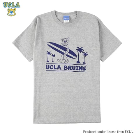 送料無料　UCLA （ユーシーエルエー）　Tシャツ メンズ レディース UCLA-0489 6.2oz ヘビーウエイト カレッジ ロゴ オープンエンドTシャツ アメカジ