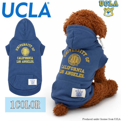 送料無料 UCLA(ユーシーエルエー） 犬服 パーカー ドッグウエア UCLA-0403 カレッジ アメカジ