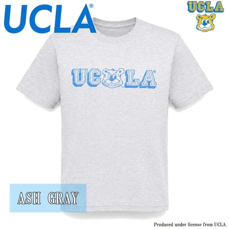 送料無料　UCLA （ユーシーエルエー）　Tシャツ メンズ レディース UCLA-0570 6.2oz ヘビーウエイト カレッジ ロゴ オープンエンドTシャツ アメカジ