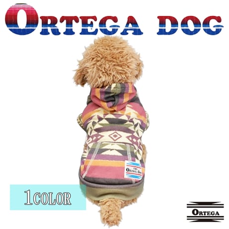 ORTEGA (オルテガ） ドッグウエア 犬服 パーカー ドッグウエア ORTG-017 アメカジ ネイティブ