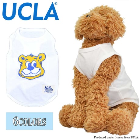 送料無料 UCLA(ユーシーエルエー） 犬服 Tシャツ ドッグウエア UCLA-0549 カレッジ ロゴ キャラクター アメカジ