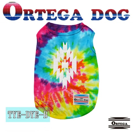 送料無料 ORTEGA (オルテガ） 犬服 Tシャツ タイダイ Tee ドッグウエア ORTG-012 ネイティブ アメカジ