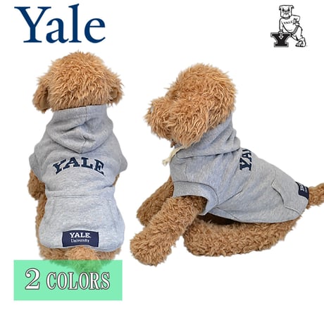 送料無料 YALE （イェール） 犬服 パーカー ドッグウエア YALE-050 カレッジ ロゴ アメカジ