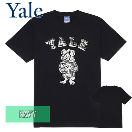 送料無料　YALE（イェール）　Tシャツ メンズ レディース YALE-129 6.2oz ヘビーウエイト カレッジ ロゴ オープンエンドTシャツ アメカジ