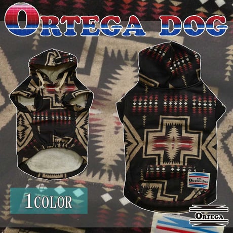 送料無料 ORTEGA (オルテガ） 犬服 パーカー ドッグウエア ORTG-020 アメカジ ネイティブ