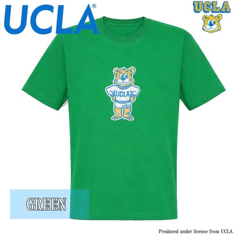 送料無料　UCLA （ユーシーエルエー）　Tシャツ メンズ レディース UCLA-0567 6.2oz ヘビーウエイト カレッジ ロゴ オープンエンドTシャツ アメカジ