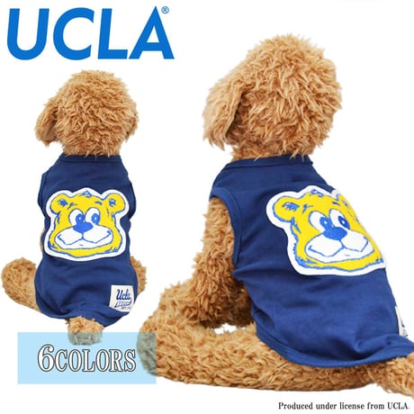 送料無料 UCLA(ユーシーエルエー） 犬服 Tシャツ ドッグウエア UCLA-0549 カレッジ ロゴ キャラクター アメカジ