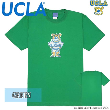 送料無料　UCLA （ユーシーエルエー）　Tシャツ メンズ レディース UCLA-0567 6.2oz ヘビーウエイト カレッジ ロゴ オープンエンドTシャツ アメカジ