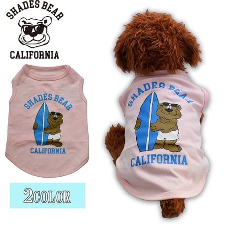 送料無料 SHADES BEAR(シェーズベア） 犬服 Tシャツ ドッグウエア SDBR-002 アメカジ