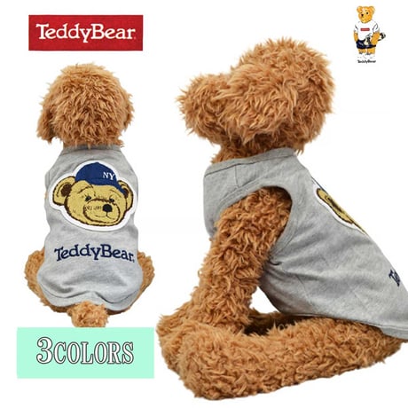 送料無料 TEDDY BEAR （テディベア) 犬服 Tシャツ ドッグウエア TDBR-216 キャラクター アメカジ