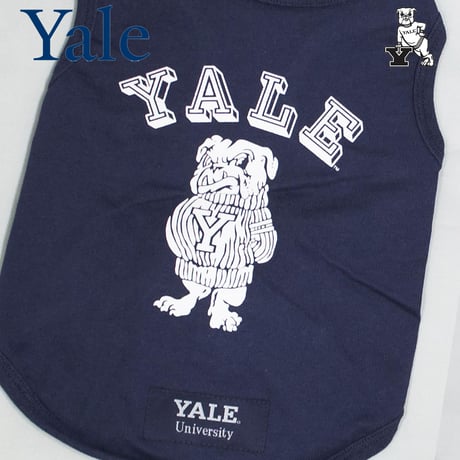 送料無料 YALE （イェール） 犬服 Tシャツ ドッグウエア YALE-125 カレッジ ロゴ キャラクター アメカジ