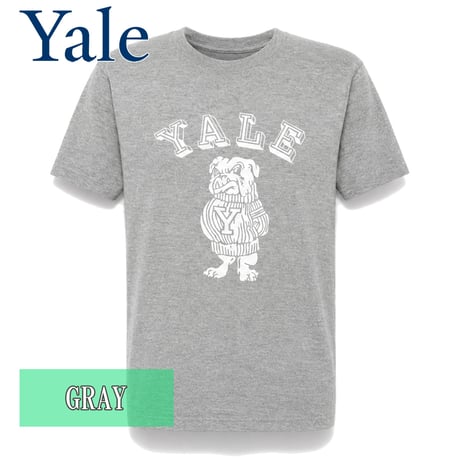 送料無料　YALE（イェール）　Tシャツ メンズ レディース YALE-129 6.2oz ヘビーウエイト カレッジ ロゴ オープンエンドTシャツ アメカジ