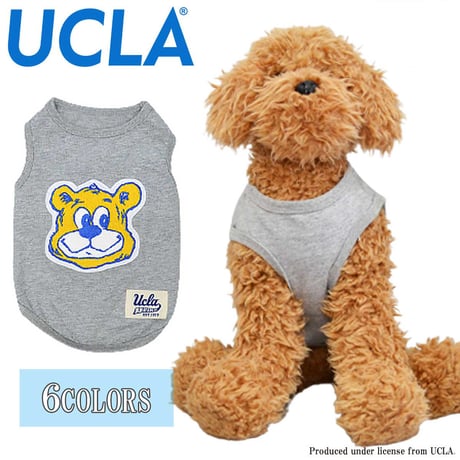 送料無料 UCLA(ユーシーエルエー） 犬服 Tシャツ ドッグウエア UCLA-0549 カレッジ ロゴ キャラクター アメカジ