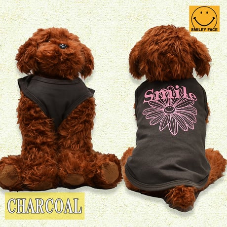 SMILEY FACE (スマイリーフェイス） 犬服 Tシャツ ドッグウエア 高齢の愛犬のために SMFC-079 アメカジ かわいい かっこいい