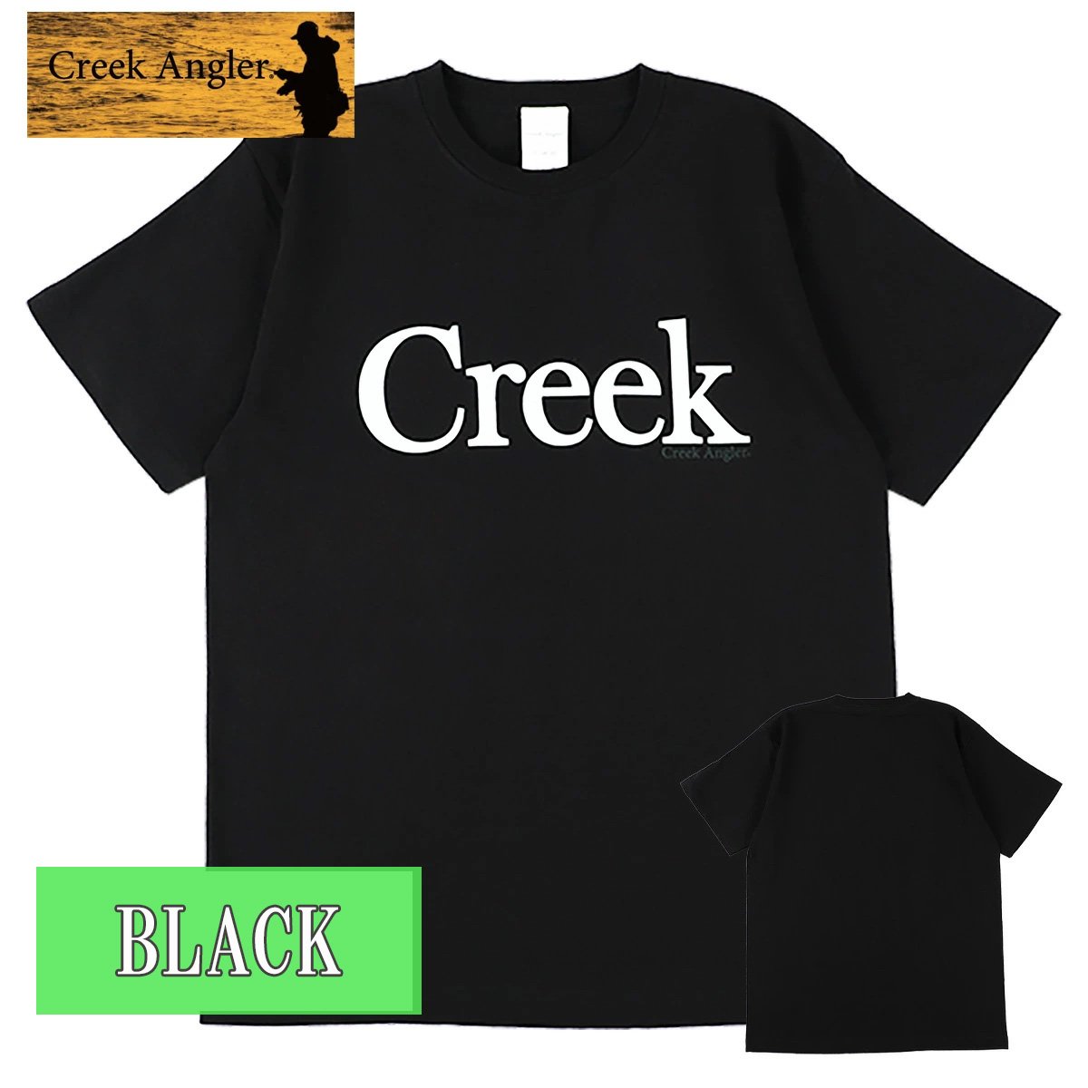 Creek Angler's Device Logo くろ Tシャツ Creek Angler's Device Logo くろ Tシャツ