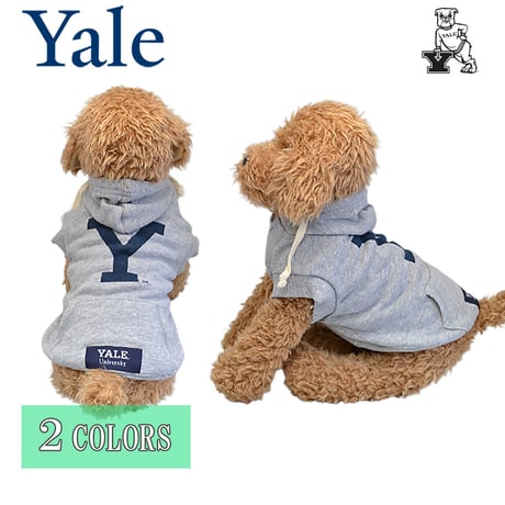 送料無料 YALE （イェール） 犬服 パーカー ドッグウエア YALE-049 カレッジ ロゴ アメカジ