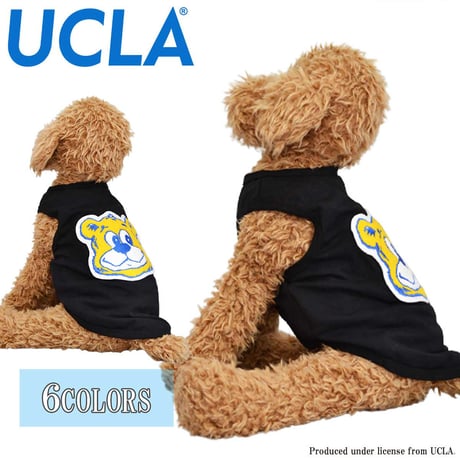 送料無料 UCLA(ユーシーエルエー） 犬服 Tシャツ ドッグウエア UCLA-0549 カレッジ ロゴ キャラクター アメカジ