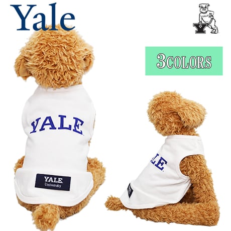 送料無料 YALE （イェール） 犬服 Tシャツ ドッグウエア YALE-051 カレッジ ロゴ キャラクター アメカジ