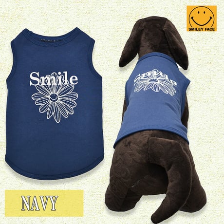 SMILEY FACE (スマイリーフェイス） 犬服 Tシャツ ドッグウエア 高齢の愛犬のために SMFC-079 アメカジ かわいい かっこいい