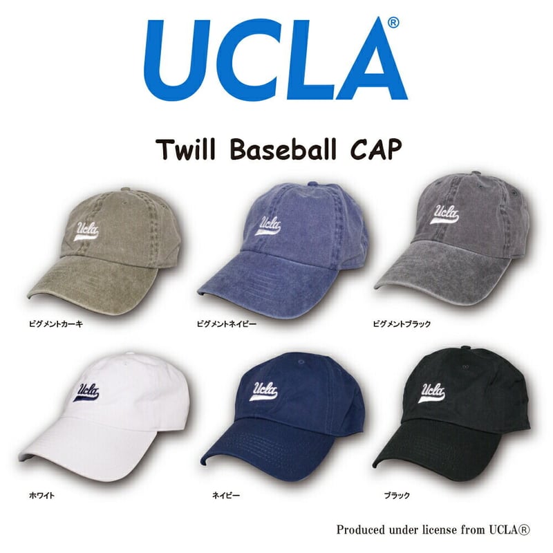 送料無料 UCLA （ユーシーエルエー）キャップ ツイル ベースボール CAP 